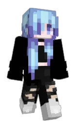 Plus_Omega's Minecraft skin wearing the Migrator cape
