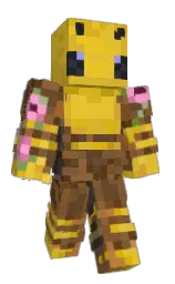 golden dream and golden grass Minecraft skin — Slim model
