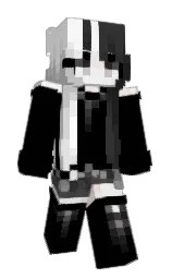 black and mine shaft Minecraft skin — Slim model