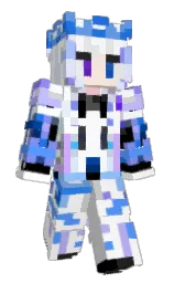 white and alto Minecraft skin — Slim model