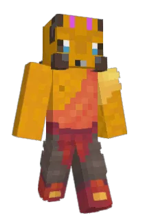 Front of Wybel's skin