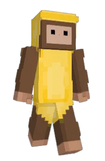 Front of Crompouce's skin
