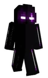 black and woodsmoke Minecraft skin — Slim model