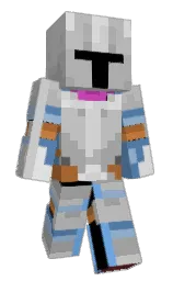 silver and silver chalice Minecraft skin — Slim model — first worn by goobisher