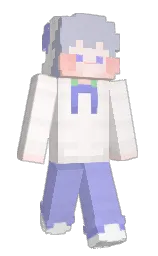 Refler's Minecraft skin wearing the Mojang Office cape