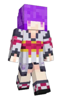 Front of Purdosa's skin