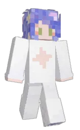 athens gray and albescent white Minecraft skin — Classic model