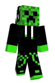 8lue Minecraft avatar full body