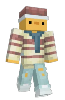 Front of Annayn's skin