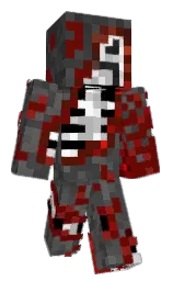 Bloodmage's Minecraft skin wearing the Migrator cape