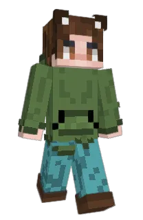 Front of thilosaur's skin