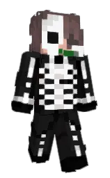cod gray and white Minecraft skin — Slim model