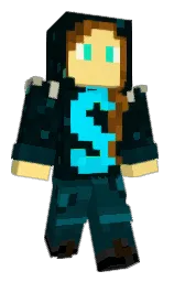 SensiNox's Minecraft skin wearing the Twisted cape