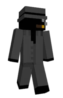 Front of Dince's skin