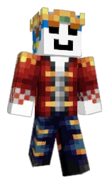 white and bulgarian rose Minecraft skin — Classic model — first worn by TheHappiestGhast