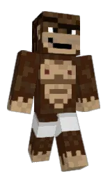 caninechimp6487's Minecraft skin wearing the Pan cape
