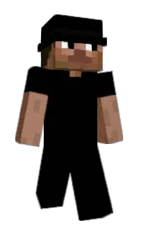 black and sepia skin Minecraft skin — Slim model