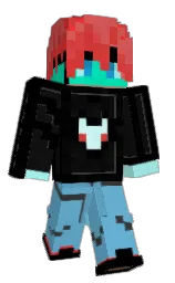 PEAzx's Minecraft skin wearing the Menace cape