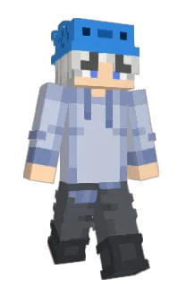 Front of Vayzka's skin