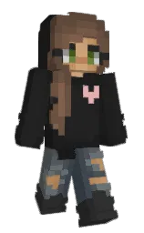 MsNaz's Minecraft skin wearing the Aurora cape