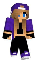 Kusia05's Minecraft skin wearing the Menace cape
