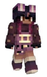 livid brown and black Minecraft skin — Slim model