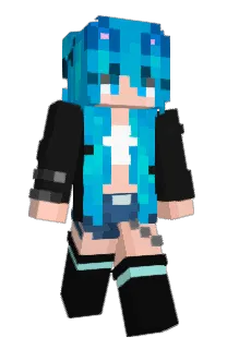 Front of Aqualistic's skin