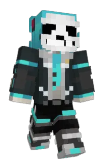 Front of Cleybun's skin