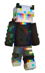 Scarv3x's Minecraft skin wearing the Pan cape