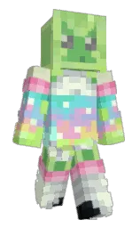 black and rice flower Minecraft skin — Slim model — first worn by ThirteenthSeat