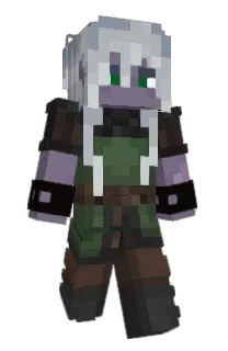 Front of GingerDanger's skin