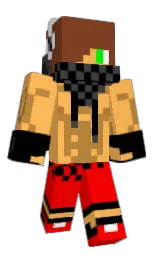 texas rose and black Minecraft skin — Classic model
