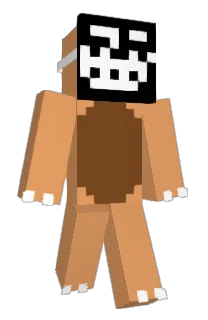 Front of pobdop's skin