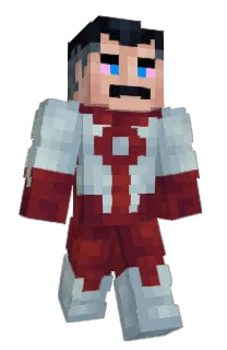 Front of Calvin's skin