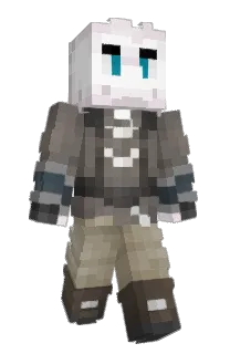 Front of Jagspasm's skin
