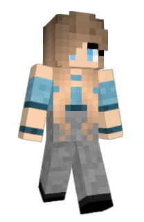 Front of Overexaggerated's skin