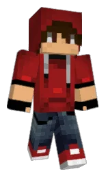 black and old brick Minecraft skin — Classic model — first worn by iDSG