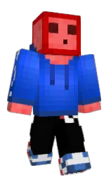 Finix4's Minecraft skin wearing the Twisted cape