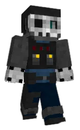 mine shaft and black Minecraft skin — Classic model — first worn by MasterchiefG6685