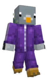 minsk and royal purple Minecraft skin — Classic model