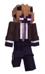 revolver and cocoa brown Minecraft skin — Slim model — first worn by PrinceEnder