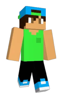 90s_ Minecraft avatar full body