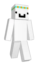 white and aquamarine Minecraft skin — Slim model — first worn by you_rip0