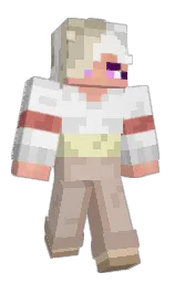 soft amber and concrete Minecraft skin — Slim model — first worn by Mittnss