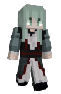 Front of KingBlocked's skin