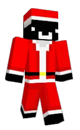 red and black Minecraft skin — Classic model
