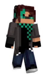 tundora and black Minecraft skin — Slim model — first worn by Ant1Inf1nity