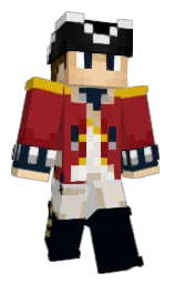 old brick and blue charcoal Minecraft skin — Classic model — first worn by HADLEY3019