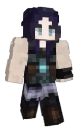 Kadxx's Minecraft skin wearing the Migrator cape