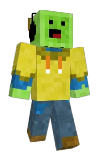 Front of LimeLlama's skin